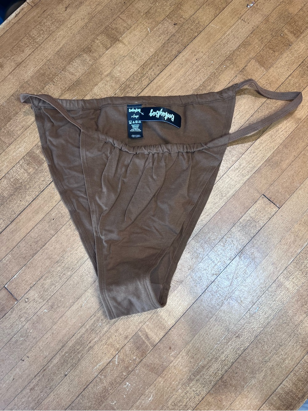 NWT Bootaybag High-Cut Brown Bikini Style Panties